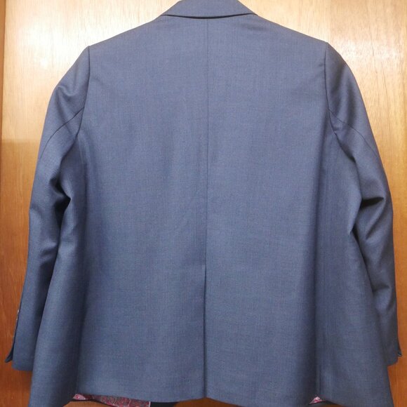 Bindle & Keep Bespoke 2-Piece Suit Steel Blue LGBTQ *Read for Size* - Picture 8 of 16
